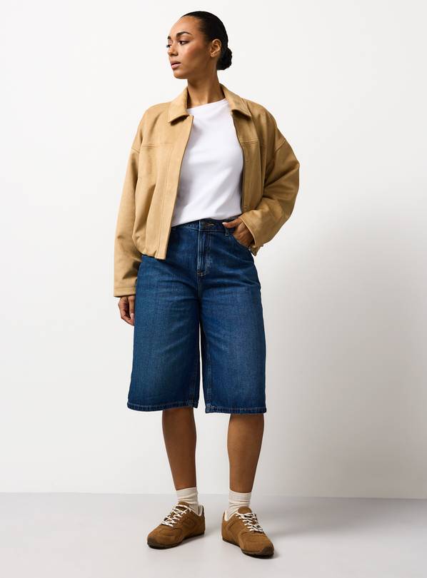 Dark Denim Shorts 10